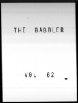 The Babbler Volume 62 (1982-1983) by Lipscomb University