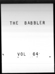The Babbler Volume 64 (1984-1985) by Lipscomb University