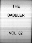 The Babbler Volume 82 (2002-2003) by Lipscomb University