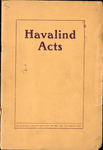Havalind Acts Volume 9 (1921-1922)