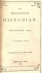 The Religious Historian, Volume 1, Issue 11 by Tolbert Fanning