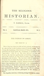 The Religious Historian, Volume 3, Issue 3 by Tolbert Fanning